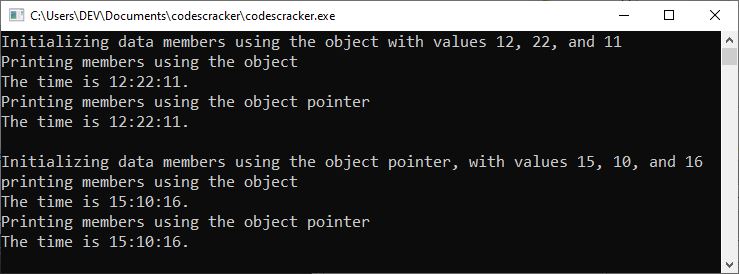 c++ pointers and objects
