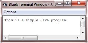 Java simple program