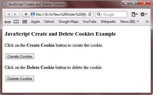 javascript create cookies
