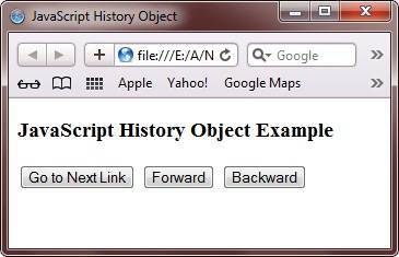 javascript history example