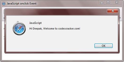 javascript onclick event example