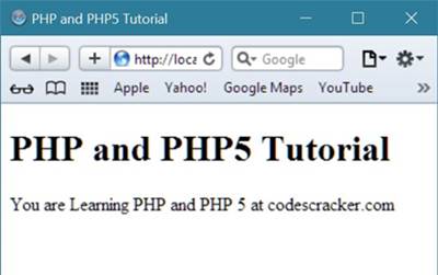 php 5 tutorial