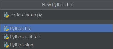 pycharm python program run setup